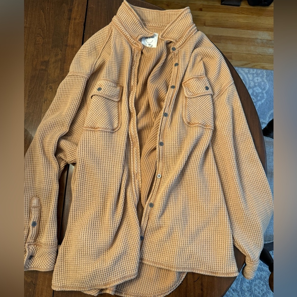 Aerie Tan Shacket